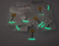 GLOW Bobber Stoppers, Medium Size, 120 Stoppers, 20 Pks of 6 ea per ring
