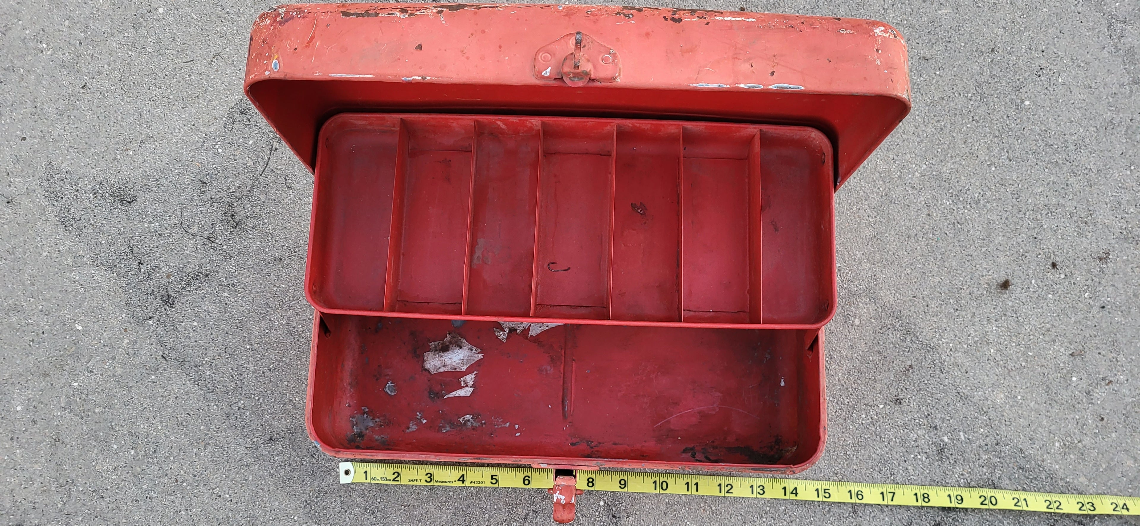 Red Union Steel Metal Tackle Box – Sports Trading Post