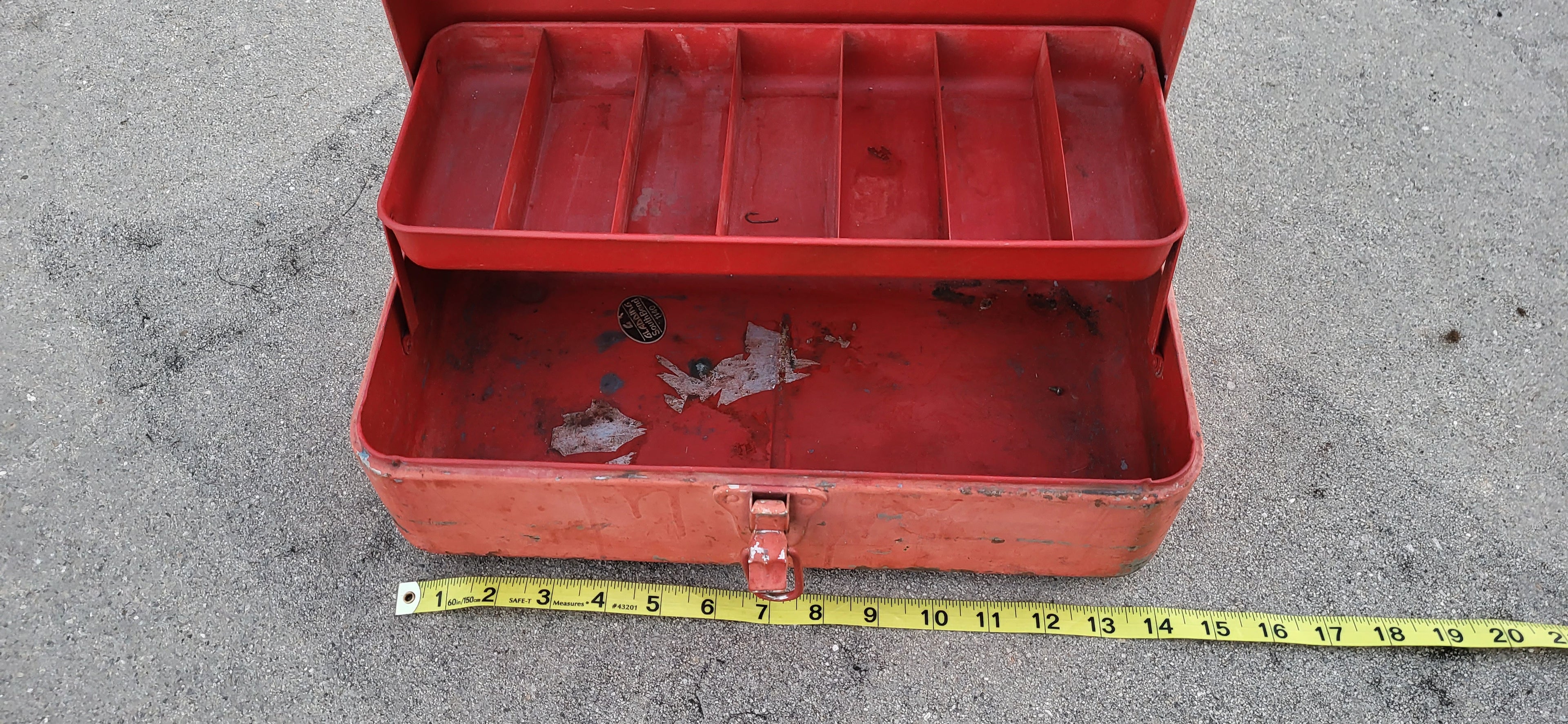 Red Union Steel Metal Tackle Box – Sports Trading Post
