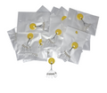 CLEAR Bobber Stoppers, Medium Size, 120 Stoppers, 20 Pks of 6 ea per ring