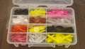 205 pc Soft Plastic Assortment with Plano Stow Away 3600 Tackle Box