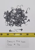 Jig Heads 48 ea, size# 1/16 #4 Clear Coat, No Paint, Classic Hook