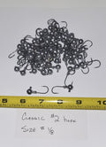Jig Heads 48 ea, size# 1/8 #2 Classic Hook, Clear Coat, No Paint